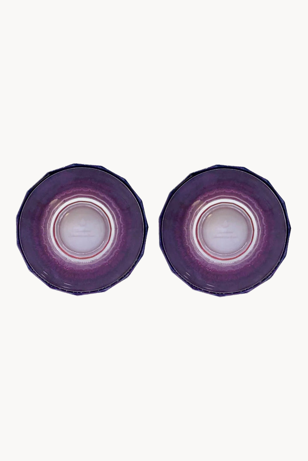 Shade Pink To Purple Set Of Two Large Duccio Tumbler With Base