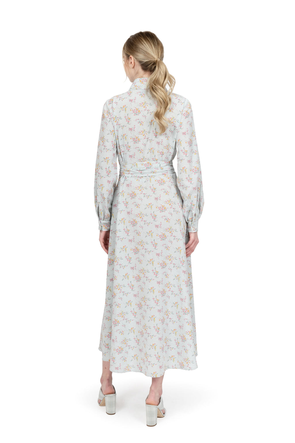 Chemisier floreale vichy