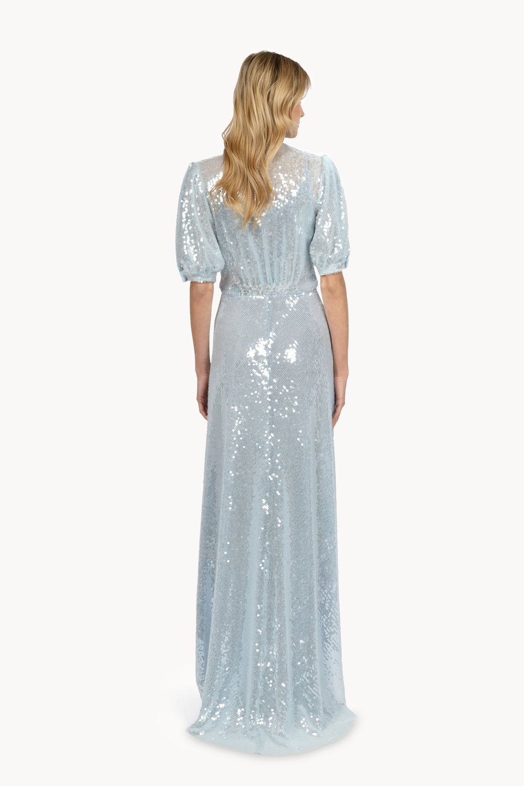Acqua Bottoncino sequins dress