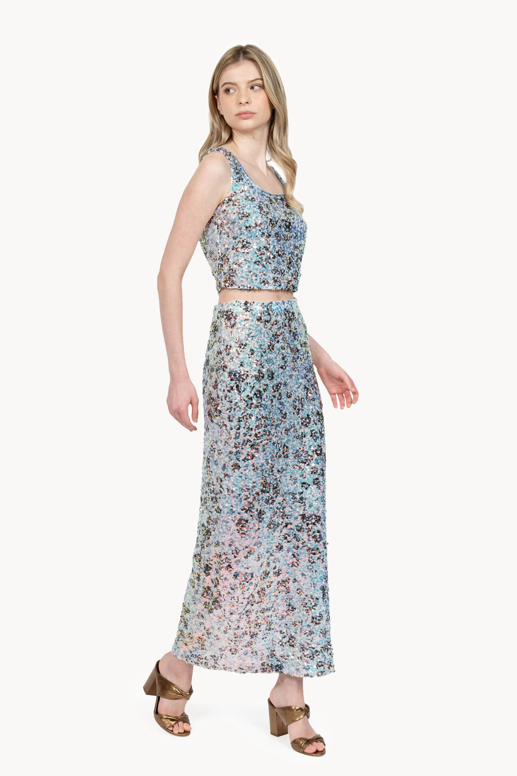 Top con paillettes