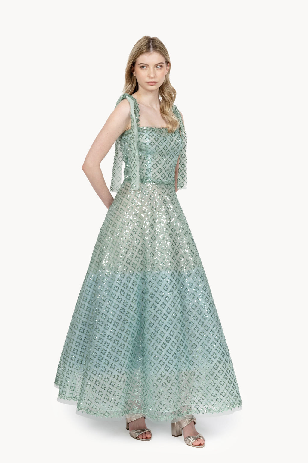 Bustier sequin dress