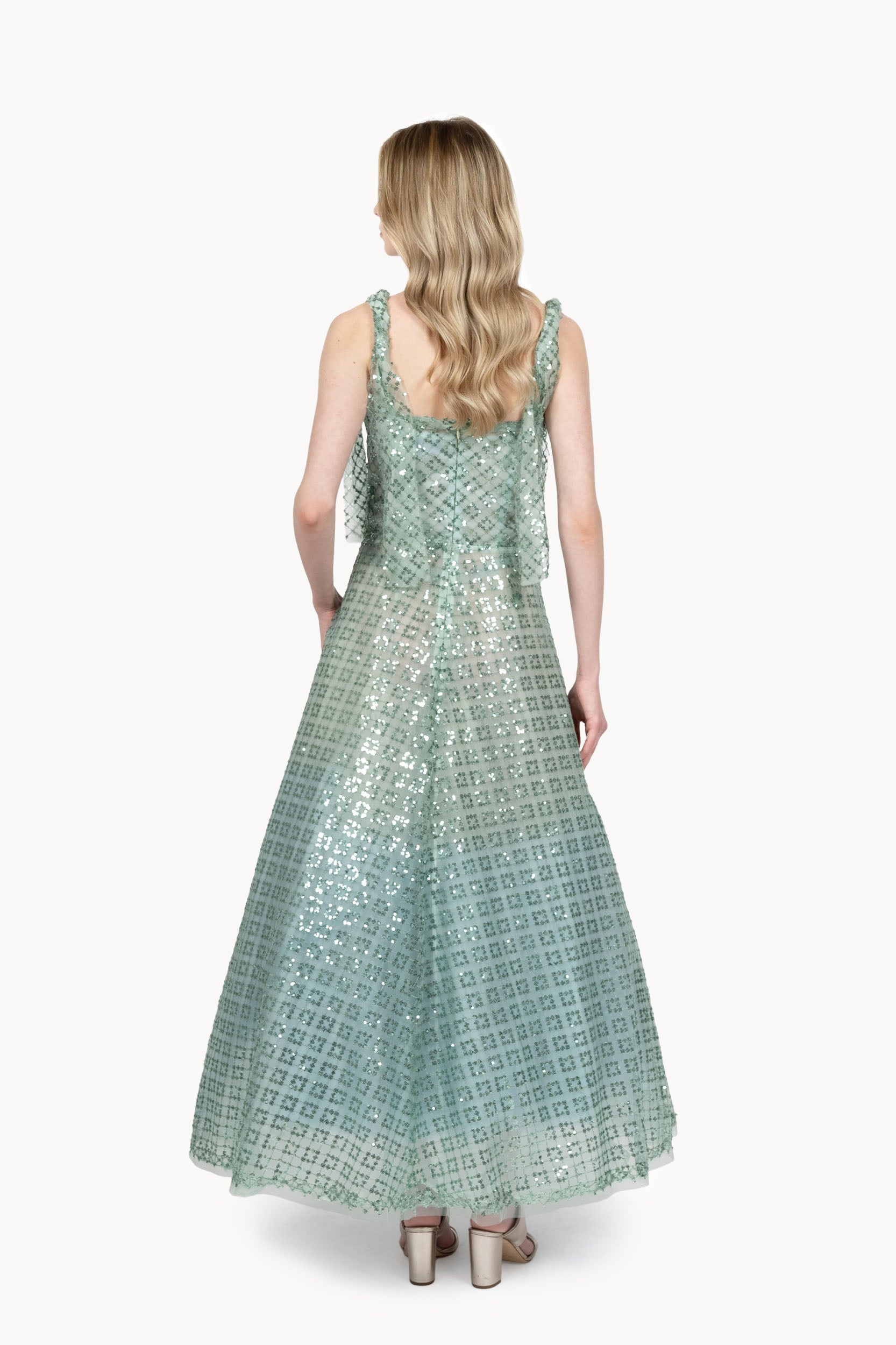 Bustier sequin dress