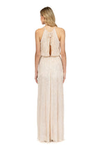 Dress with sequins fringes