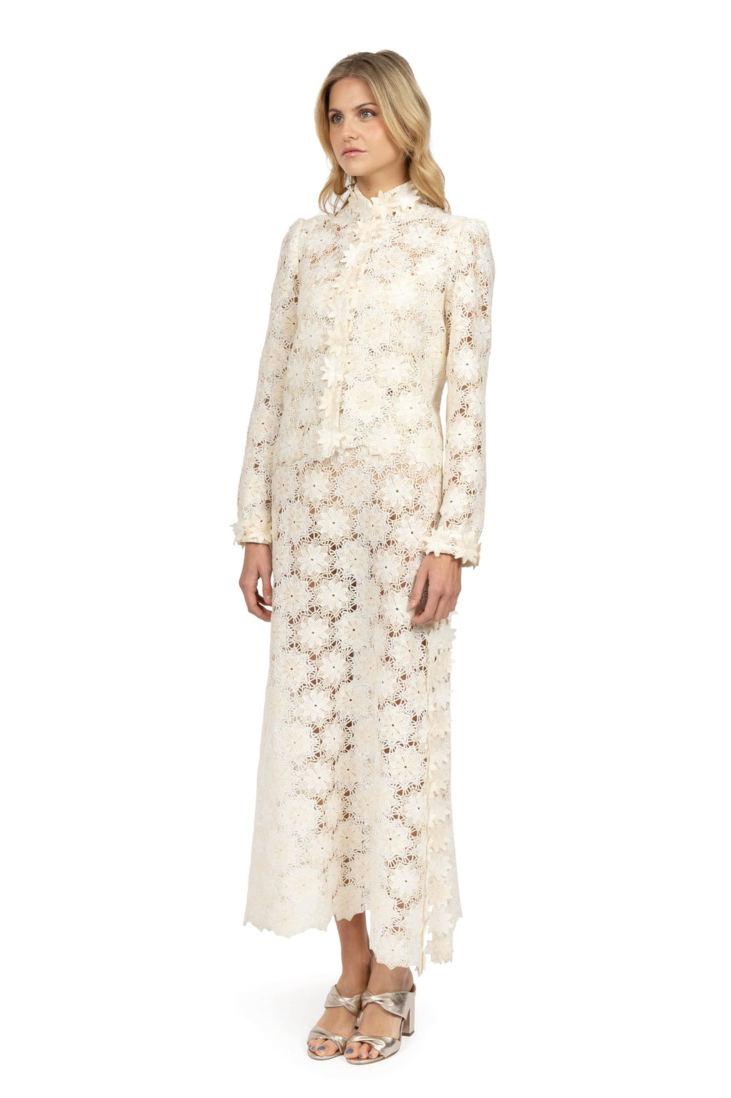 Blusa in pizzo