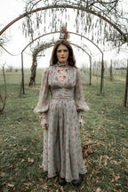 Abito in chiffon floreale