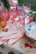 Set rosa di due bicchieri d'acqua Isis