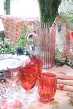 Caraffa rosa rigata Prestige