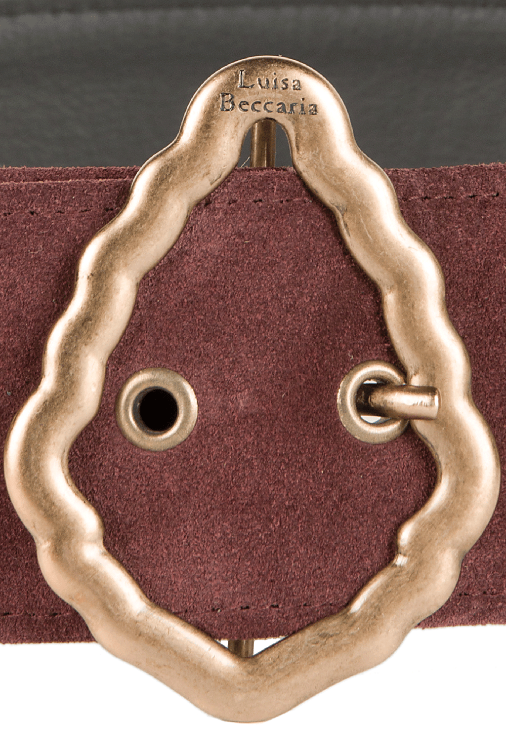 Bordeaux Suede Belt