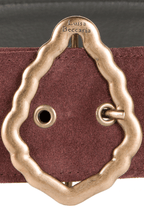 Bordeaux Suede Belt