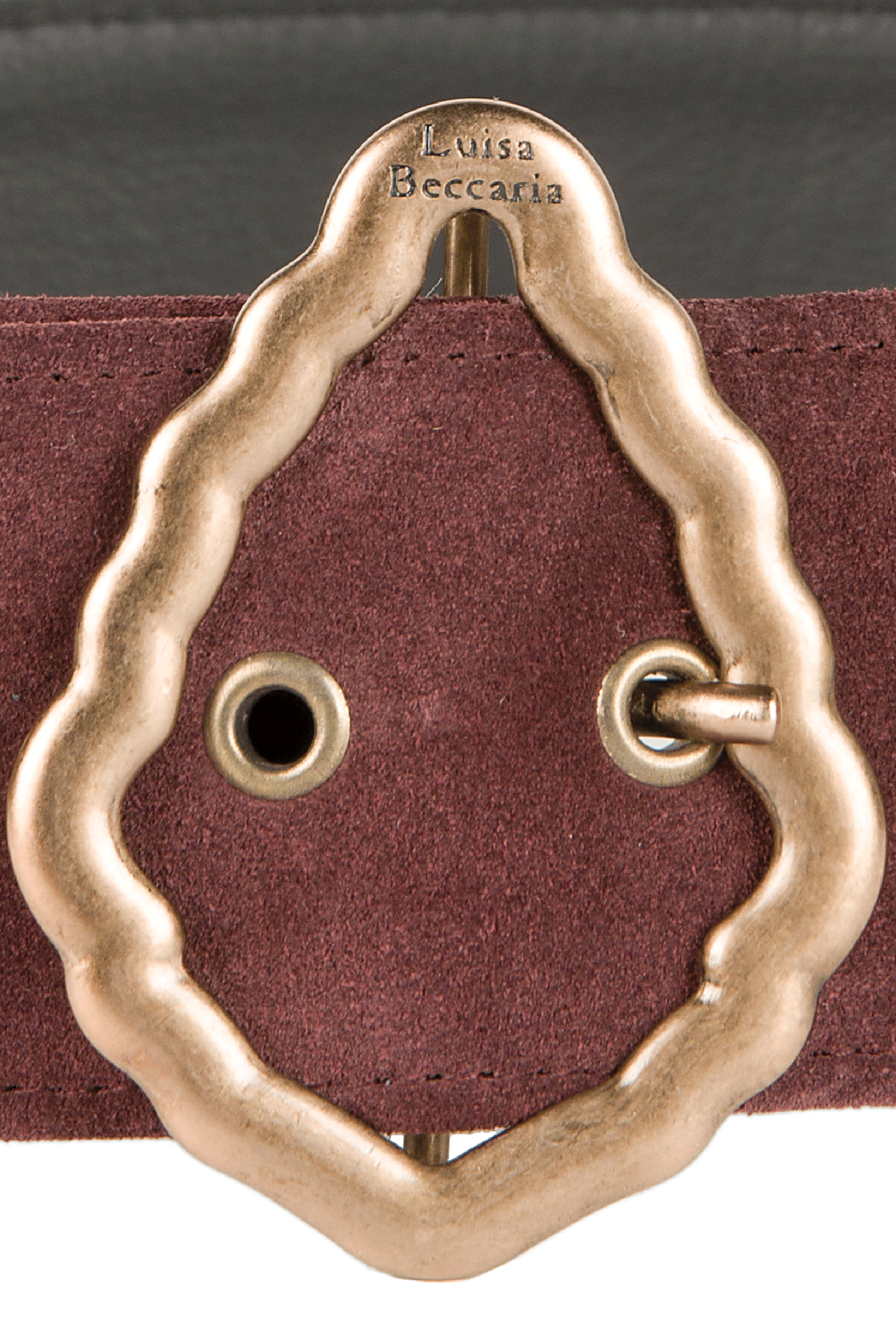 Bordeaux Suede Belt