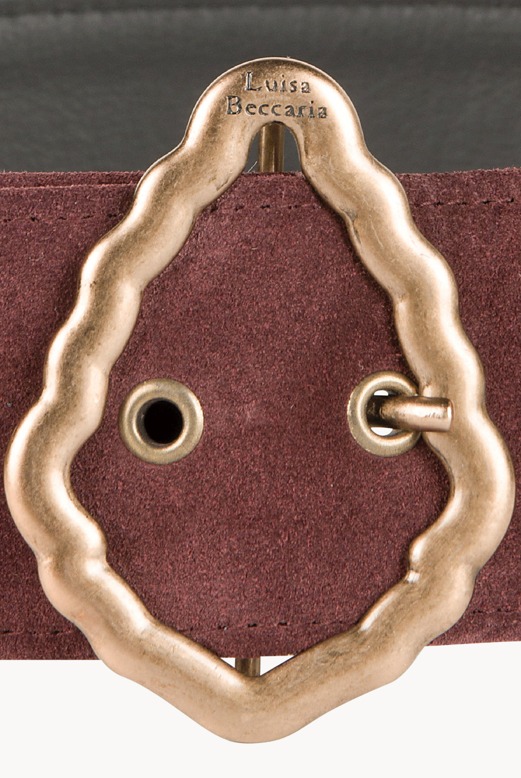 Bordeaux Suede Belt