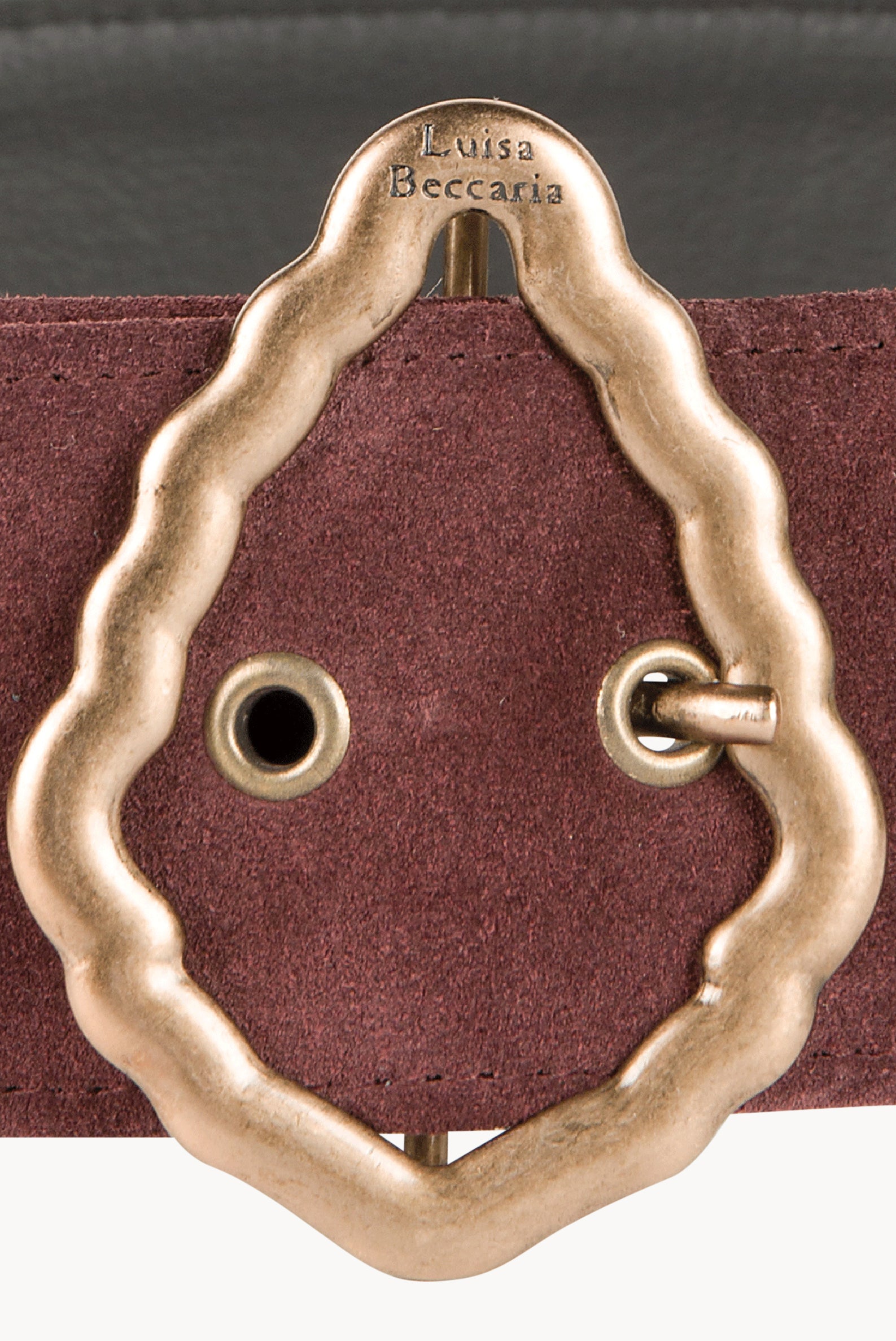 Bordeaux Suede Belt