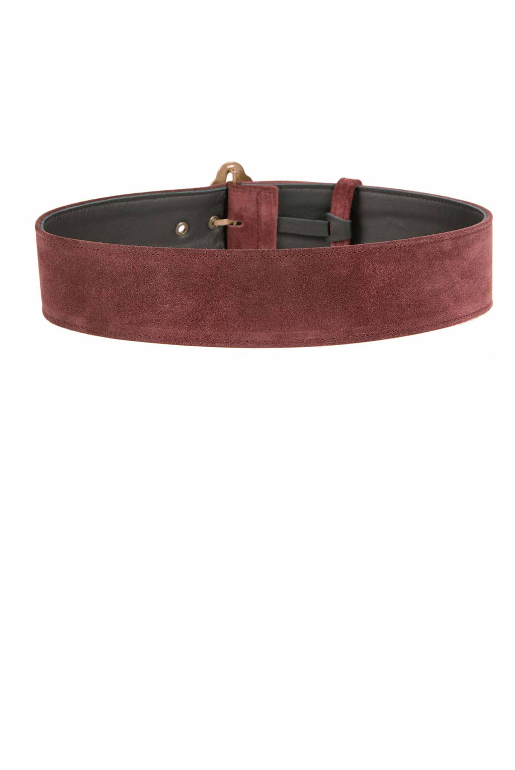 Bordeaux Suede Belt