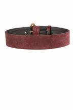 Bordeaux Suede Belt