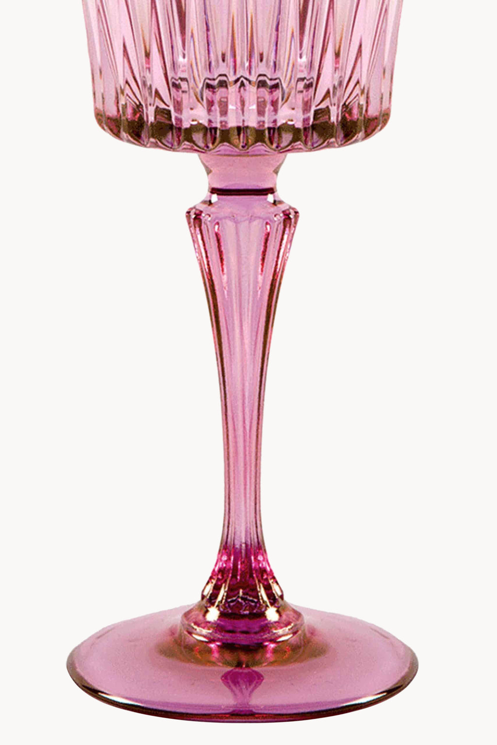 Set di due bicchieri d'acqua Domina sfumati dal rosa al viola