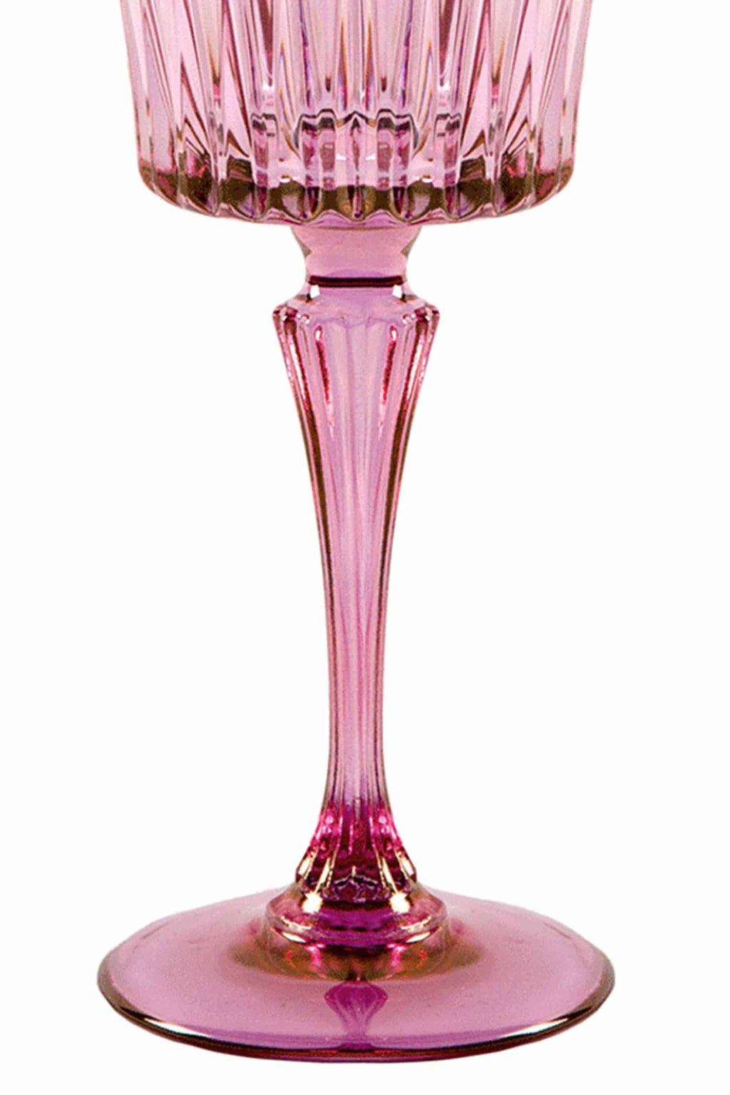 Set di due bicchieri d'acqua Domina sfumati dal rosa al viola