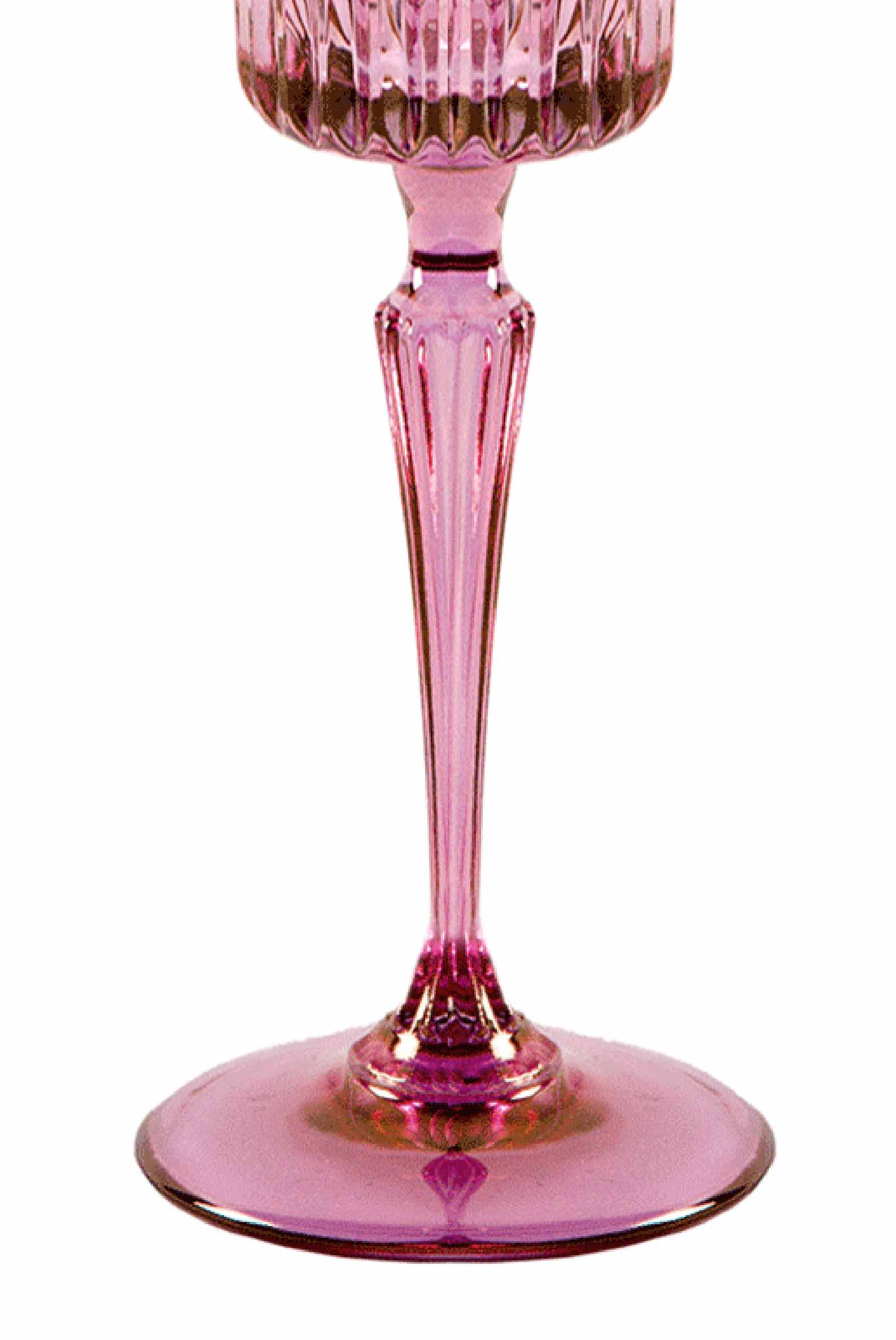 Set di due flute Domina sfumati dal rosa al viola