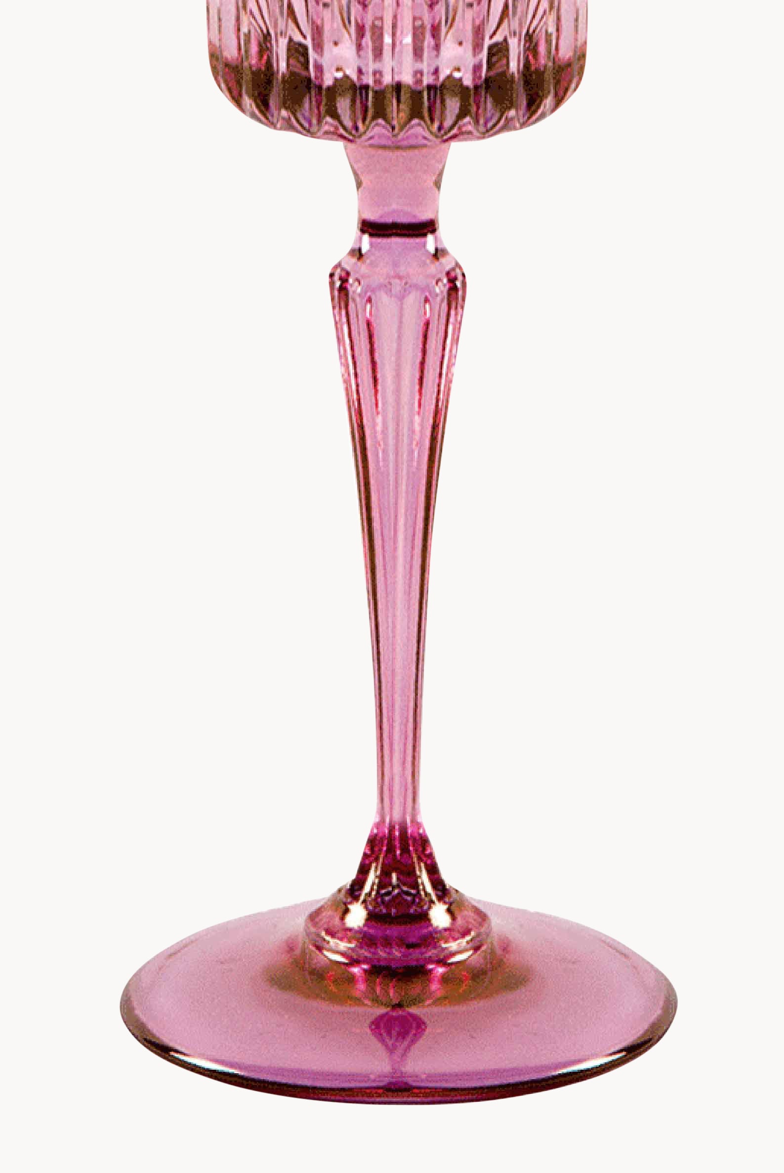 Set di due flute Domina sfumati dal rosa al viola