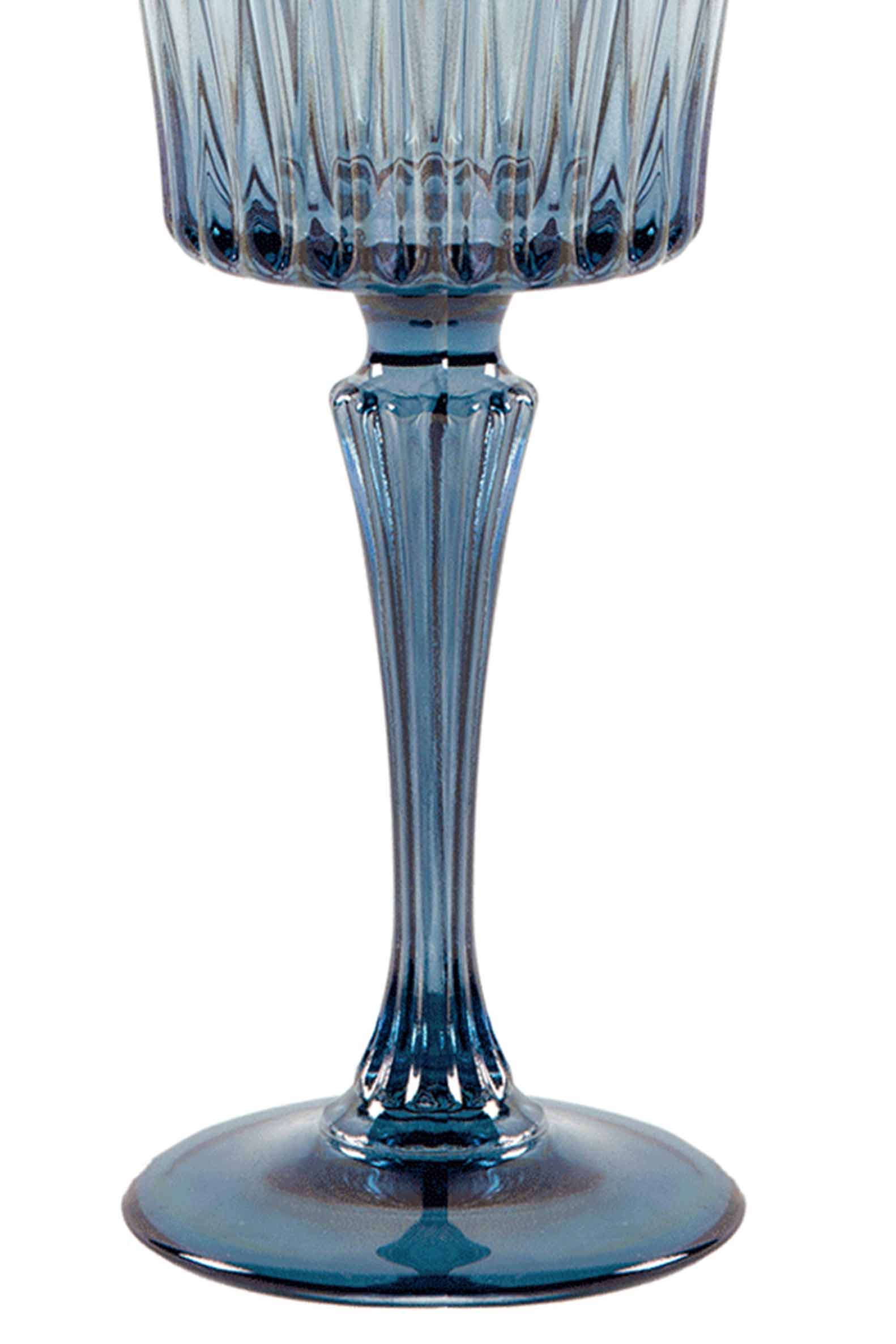 Set di due bicchieri d'acqua Domina sfumati dal blu al verde