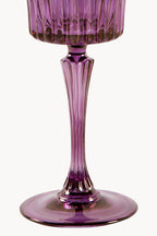 Set di due calici da vino Domina sfumati dal viola al blu