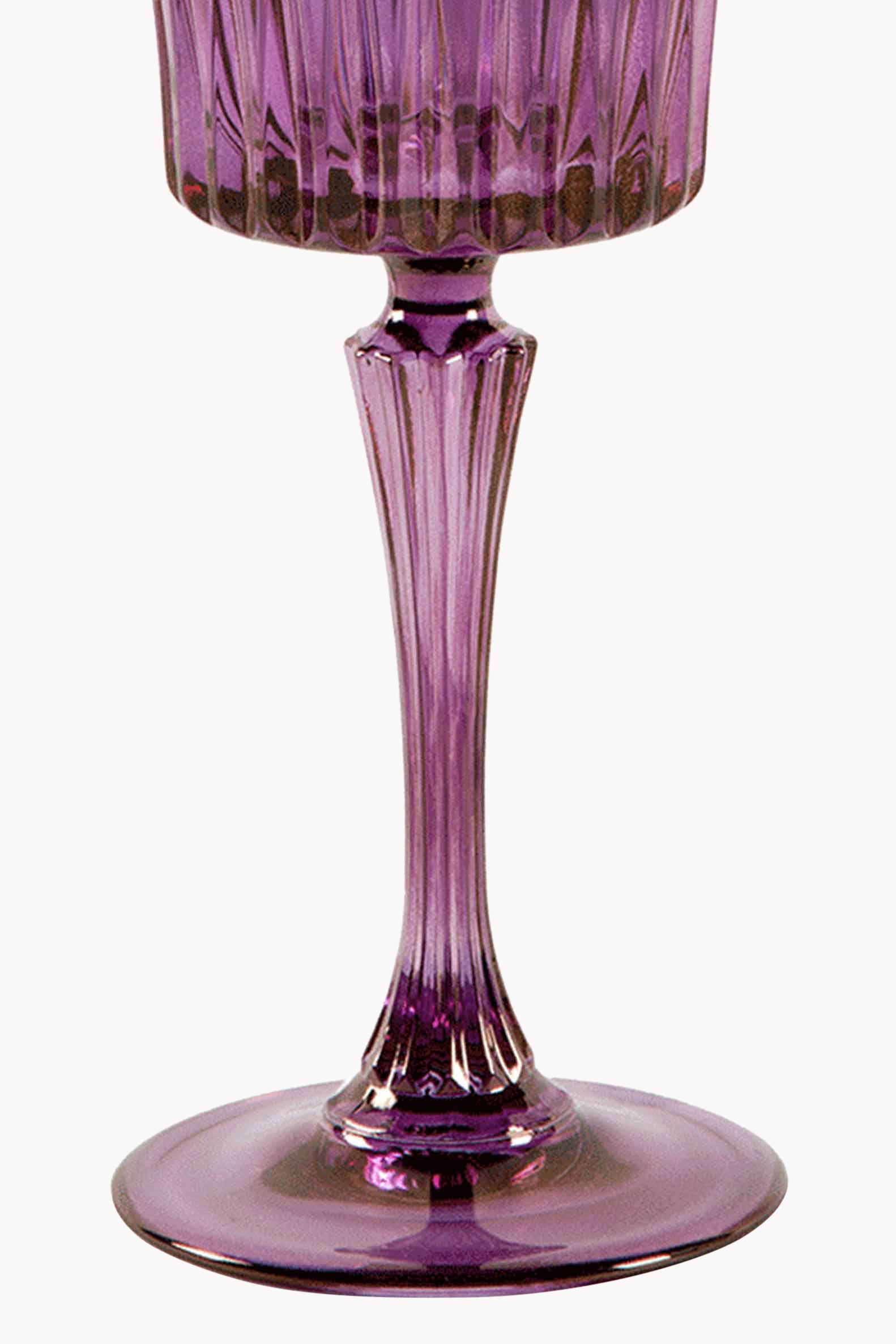 Set di due calici da vino Domina sfumati dal viola al blu
