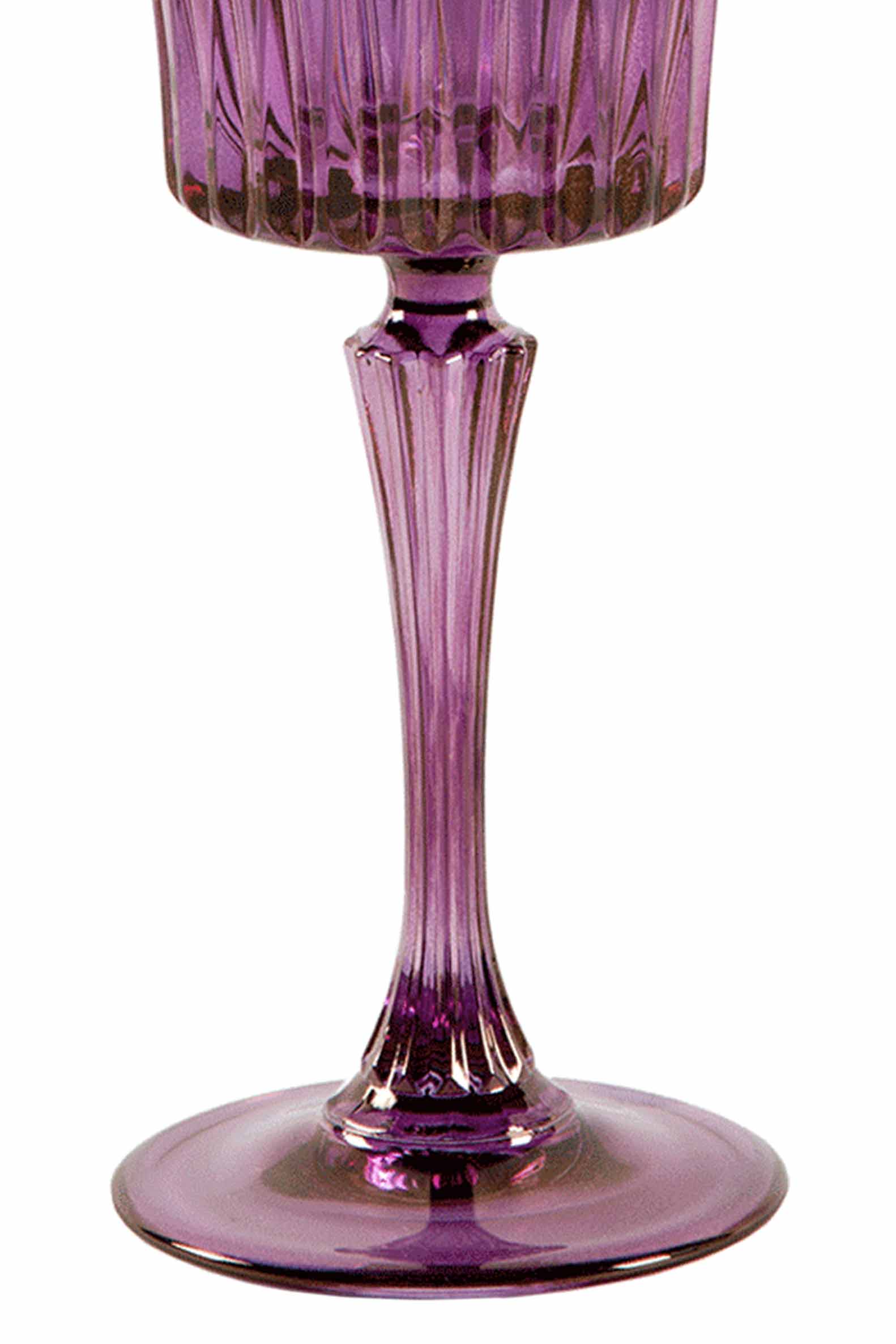 Set di due bicchieri d'acqua Domina sfumati dal viola al blu