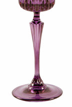 Set di due flute Domina sfumati dal viola al blu