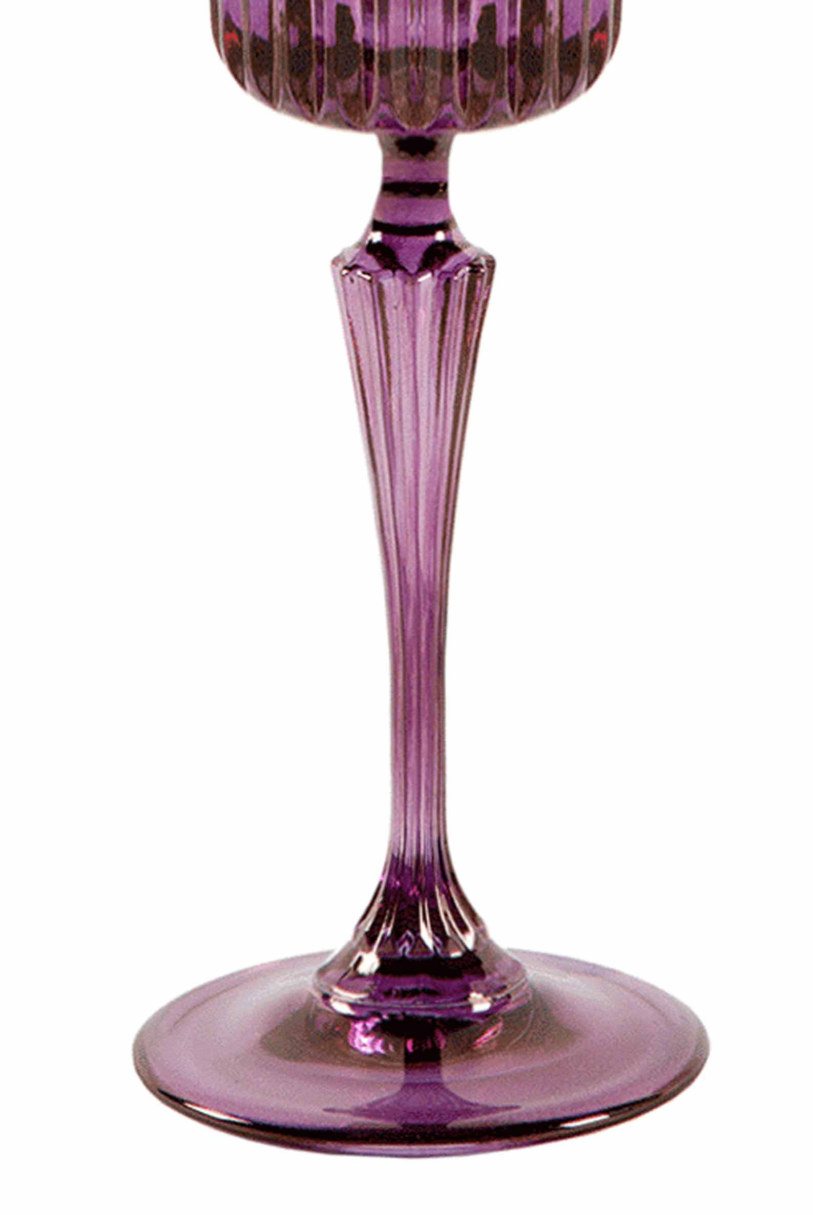 Set di due flute Domina sfumati dal viola al blu