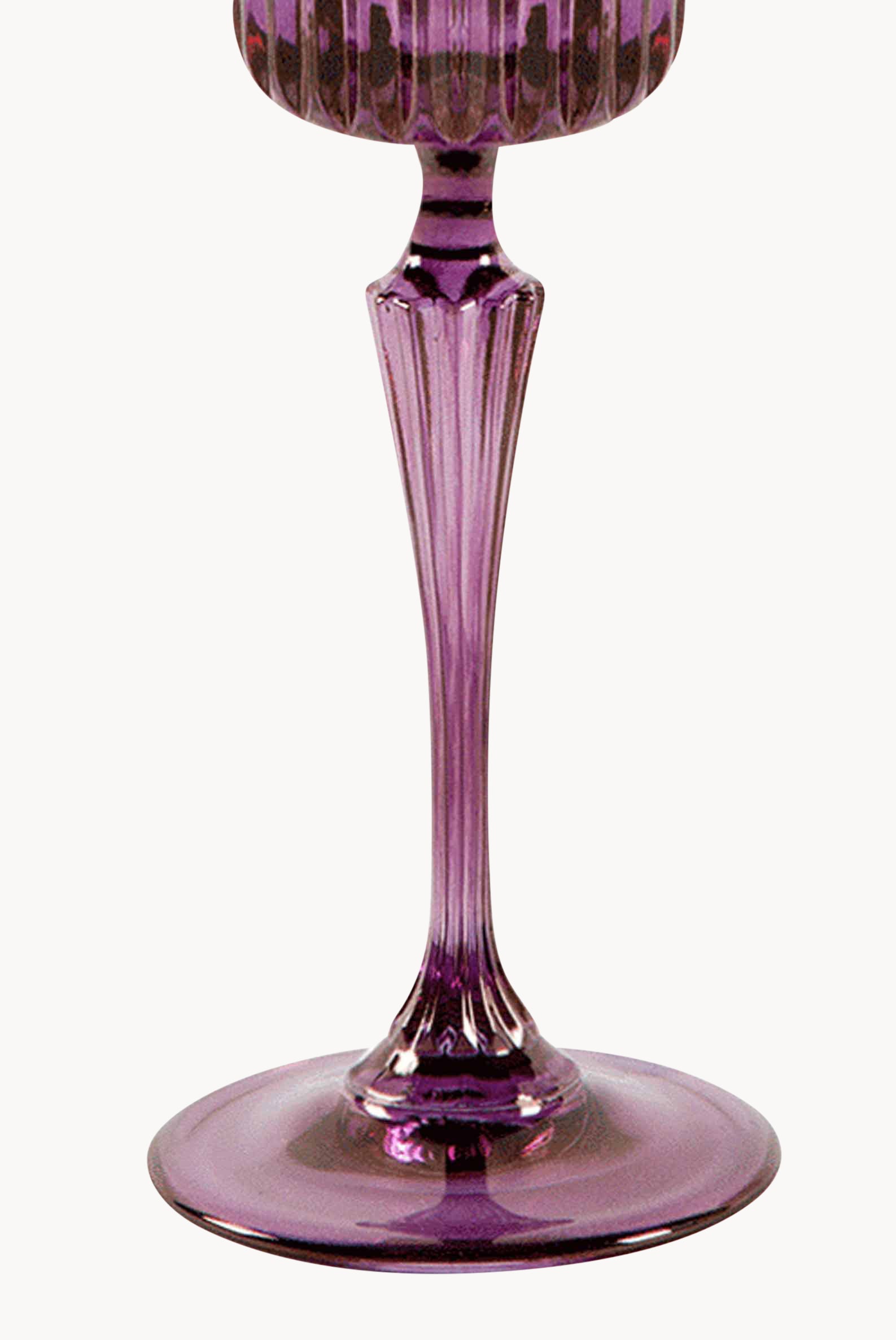 Set di due flute Domina sfumati dal viola al blu