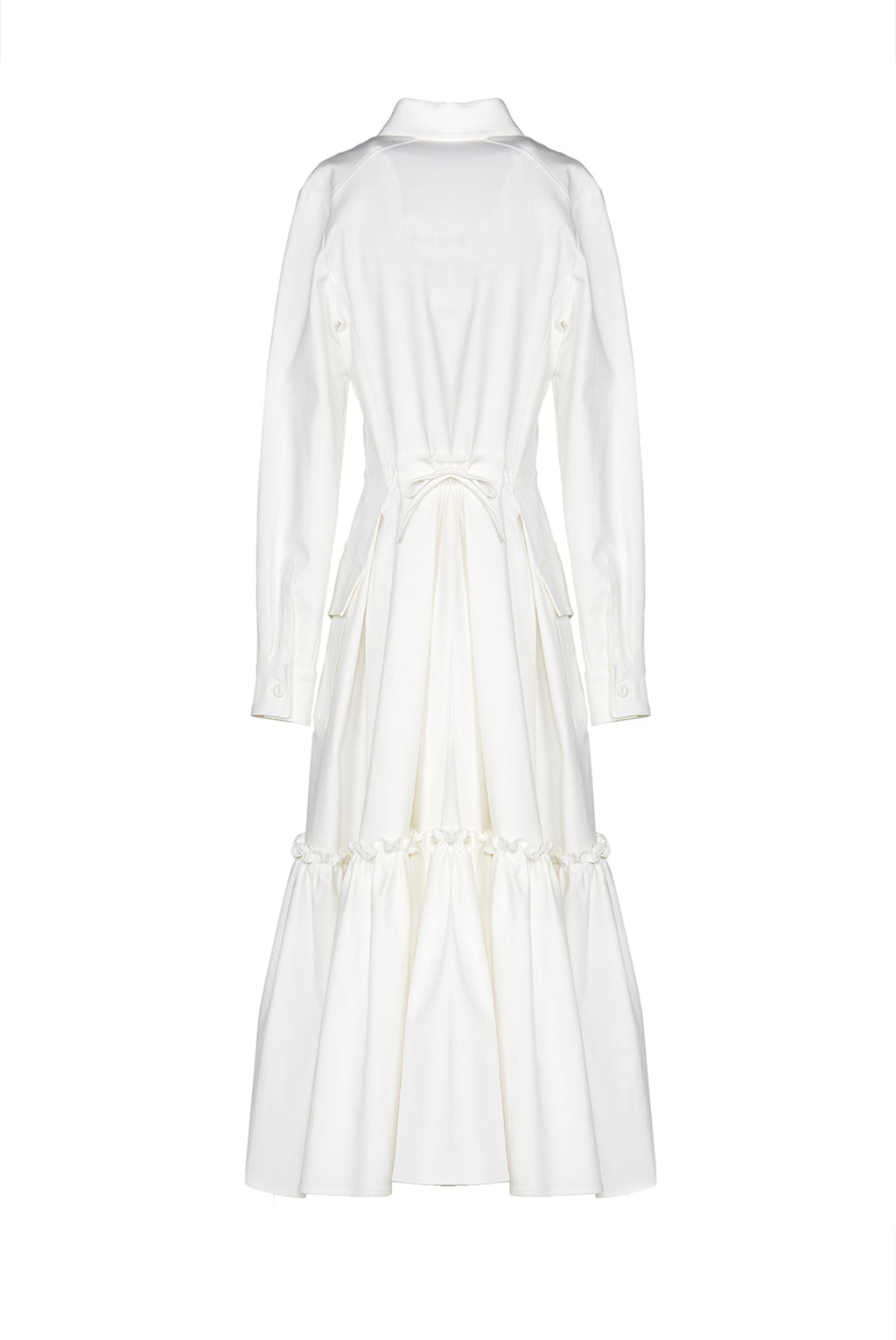 Vestito chemisier leggero bianco