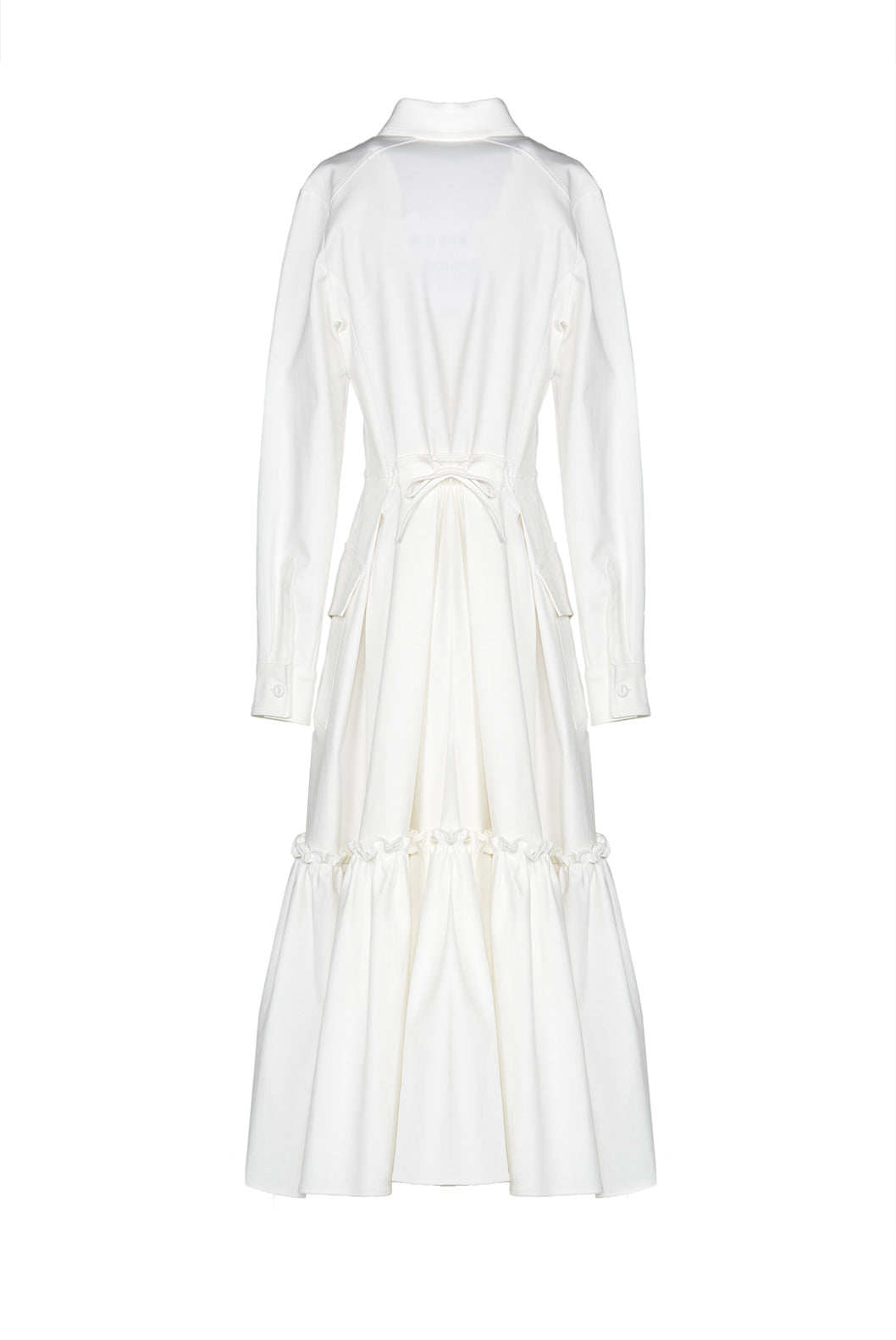 Vestito chemisier leggero bianco