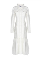 Vestito chemisier leggero bianco