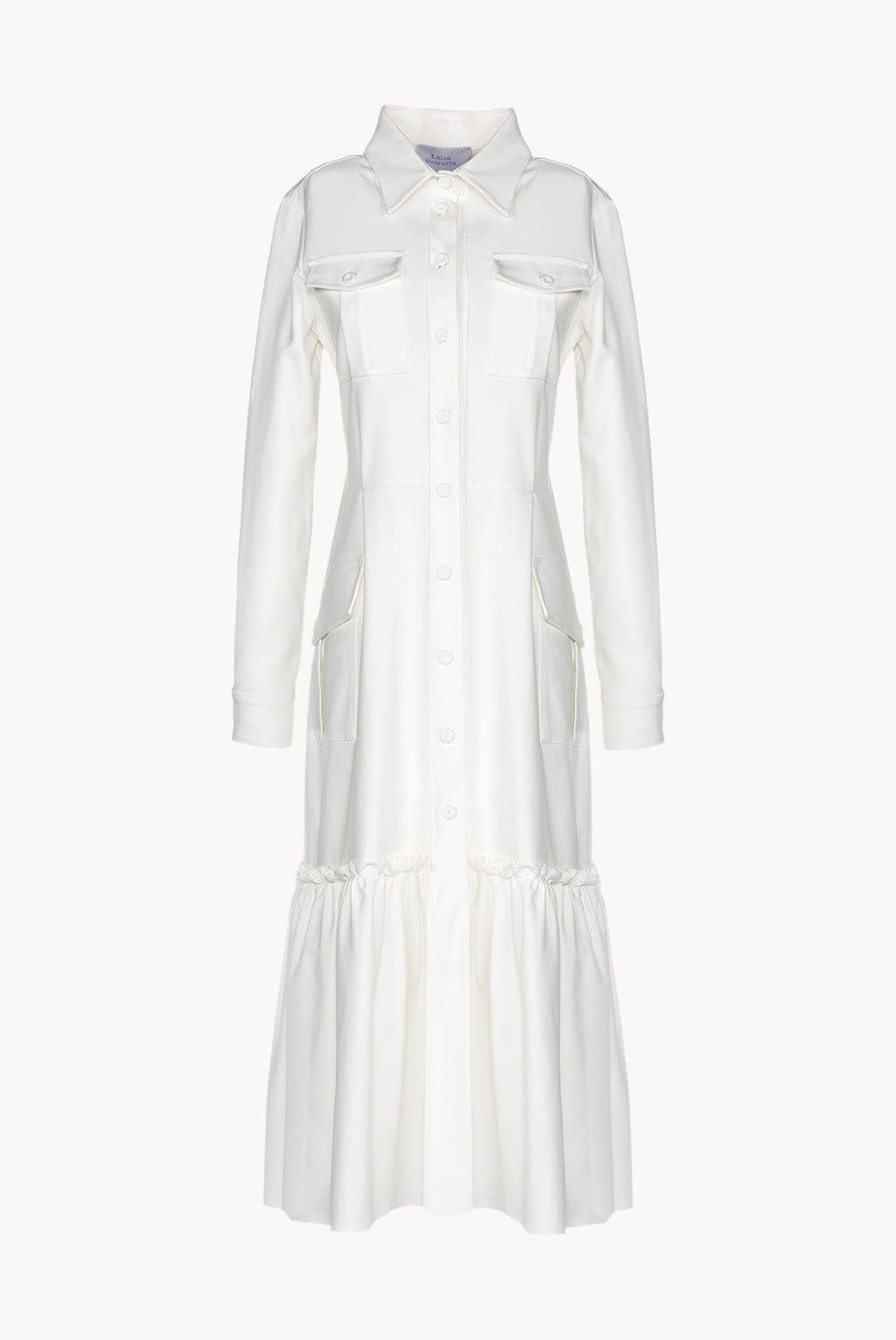 Vestito chemisier leggero bianco