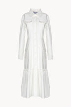 Vestito chemisier leggero bianco