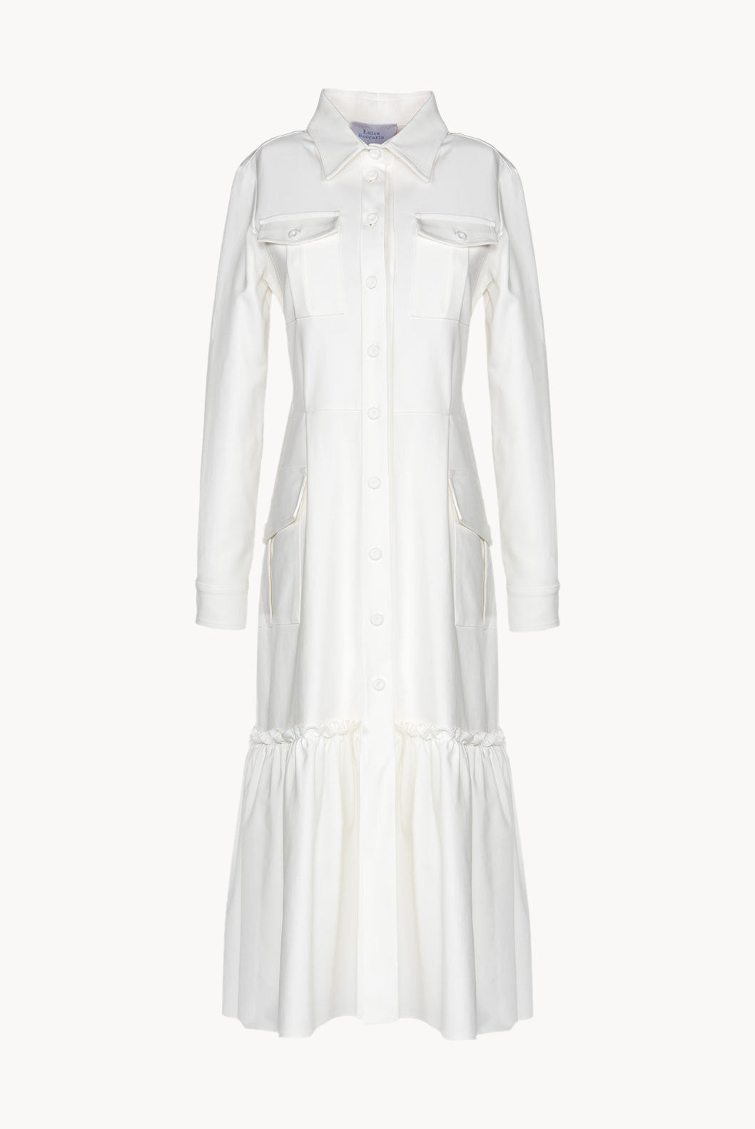 Vestito chemisier leggero bianco