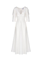 Vestito Anna in lino stretch bianco