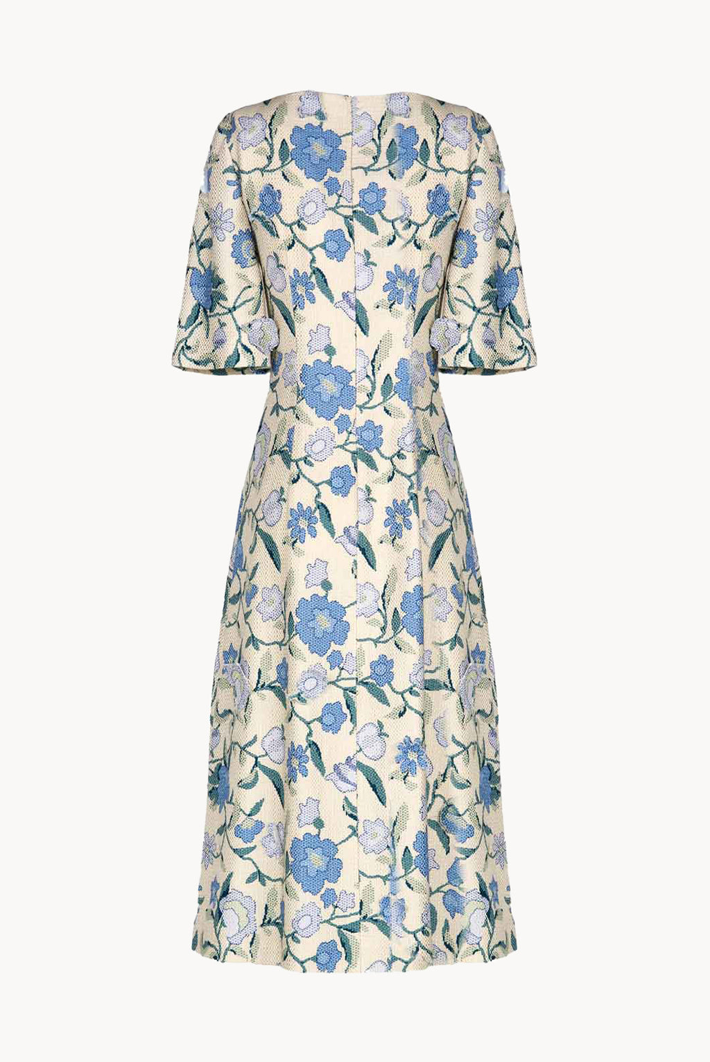 Jacquard Wildflowers Straight Dress