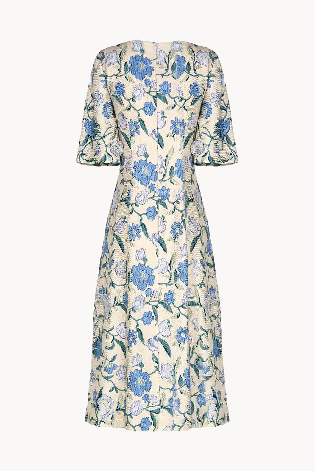 Jacquard Wildflowers Straight Dress