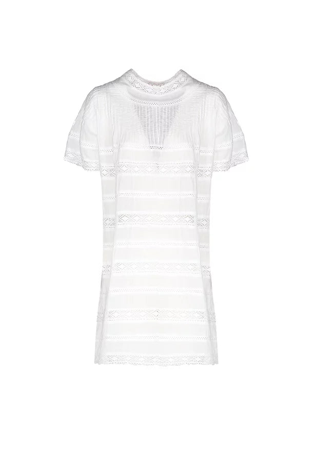 Vestito da spiaggia Baby Doll bianco