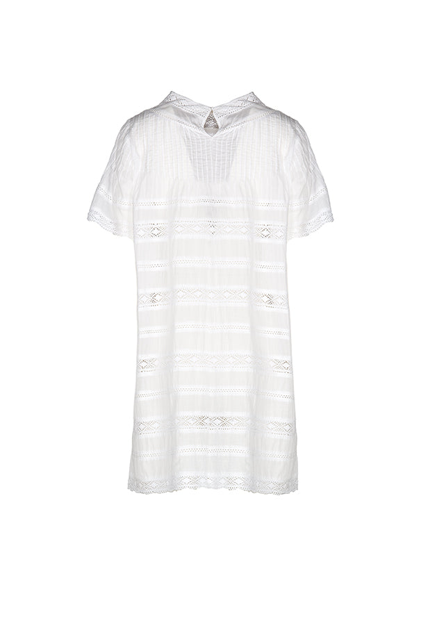 Vestito da spiaggia Baby Doll bianco