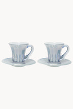Blue Set Of Two Doge Coffee Cups