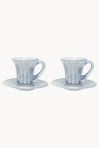 Blue Set Of Two Doge Coffee Cups