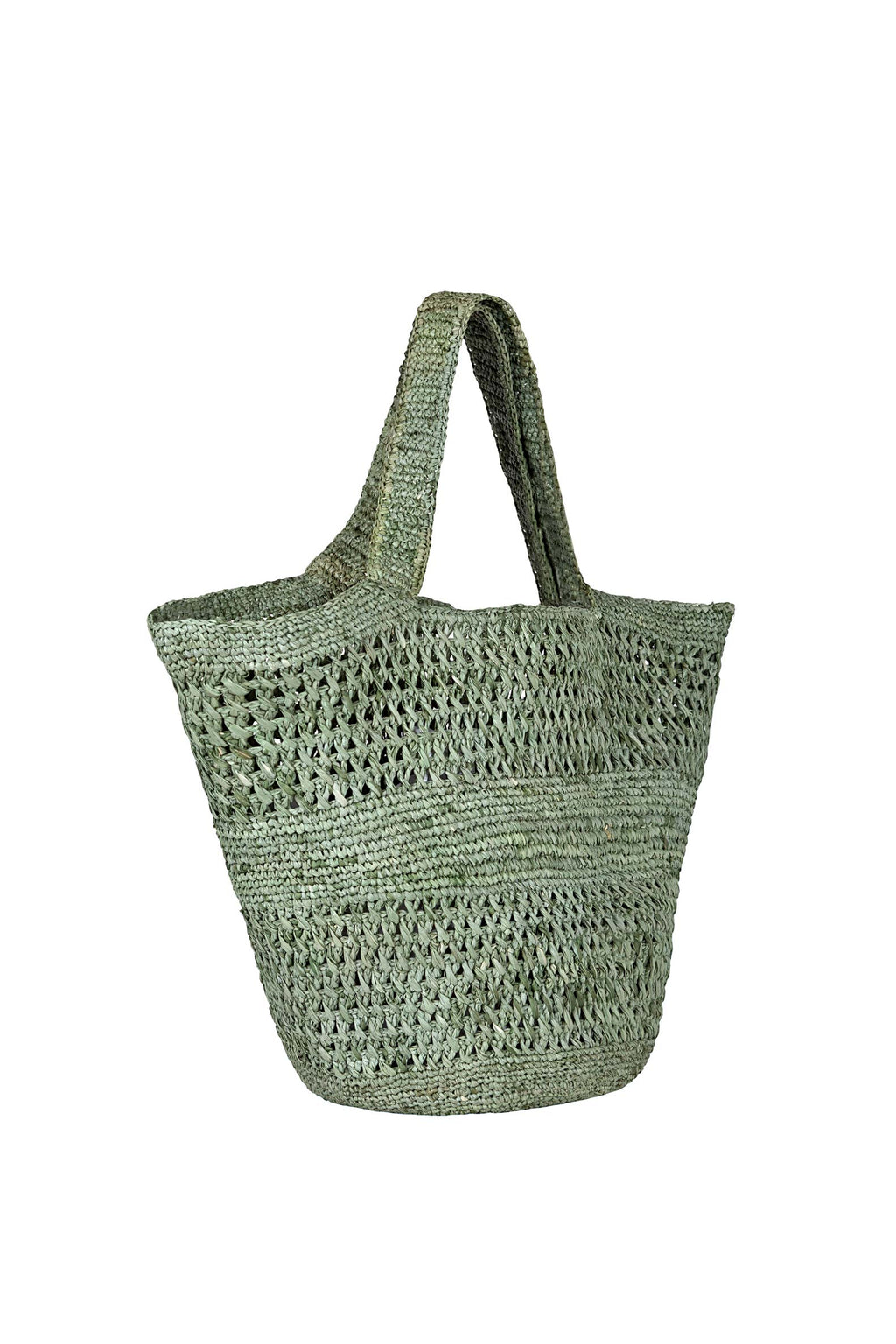 Borsa in Raffia all'Uncinetto
