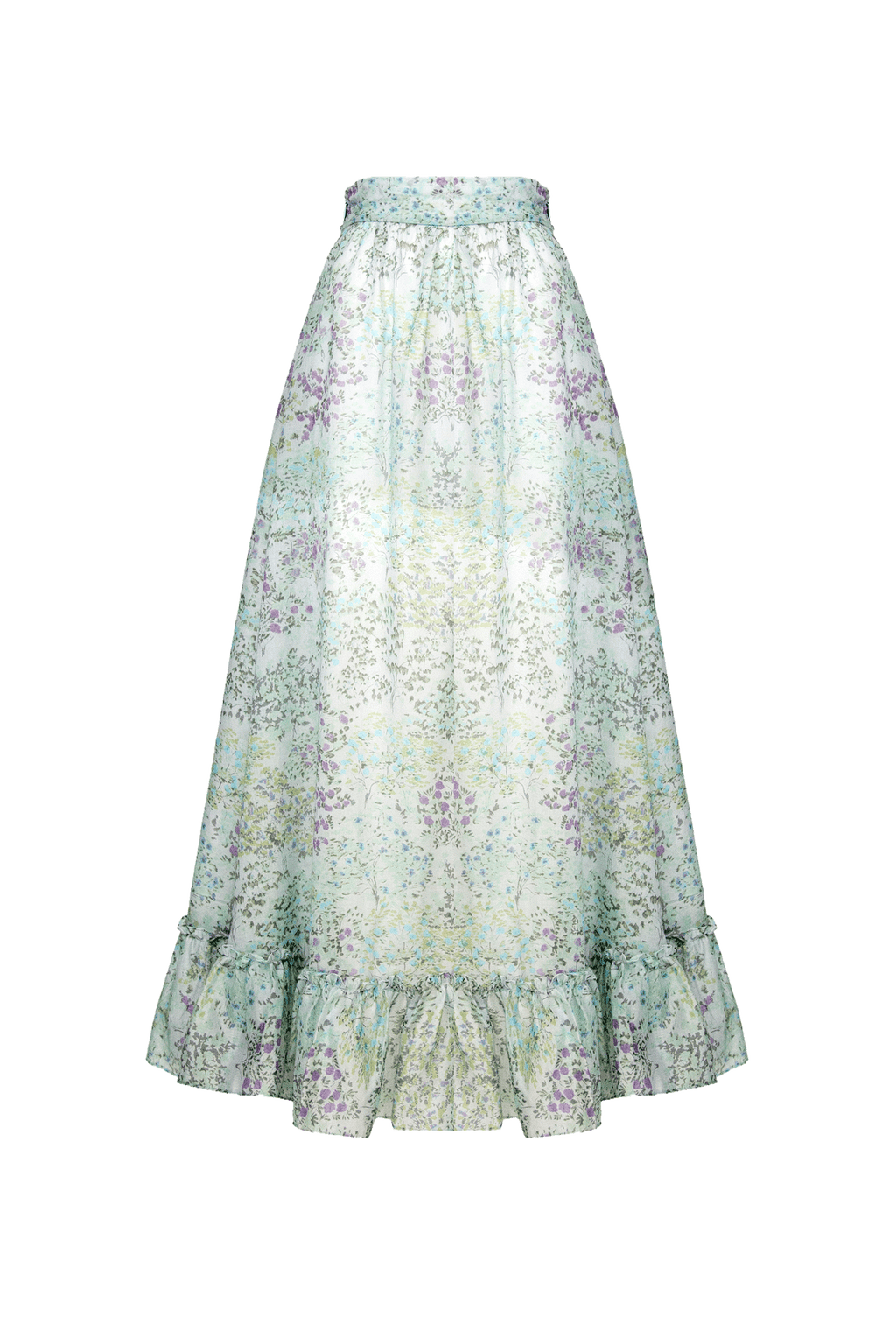 Floral Printed Cotton Skirt