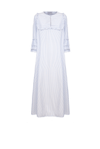 Caftano a righe blu/bianco