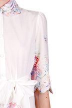 Embroidered Cotton Chemisier
