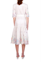 Embroidered Cotton Chemisier