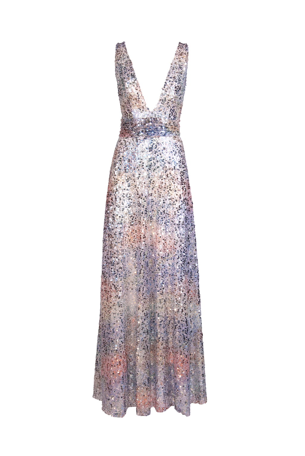 Abito degradé di Lucilla con paillettes