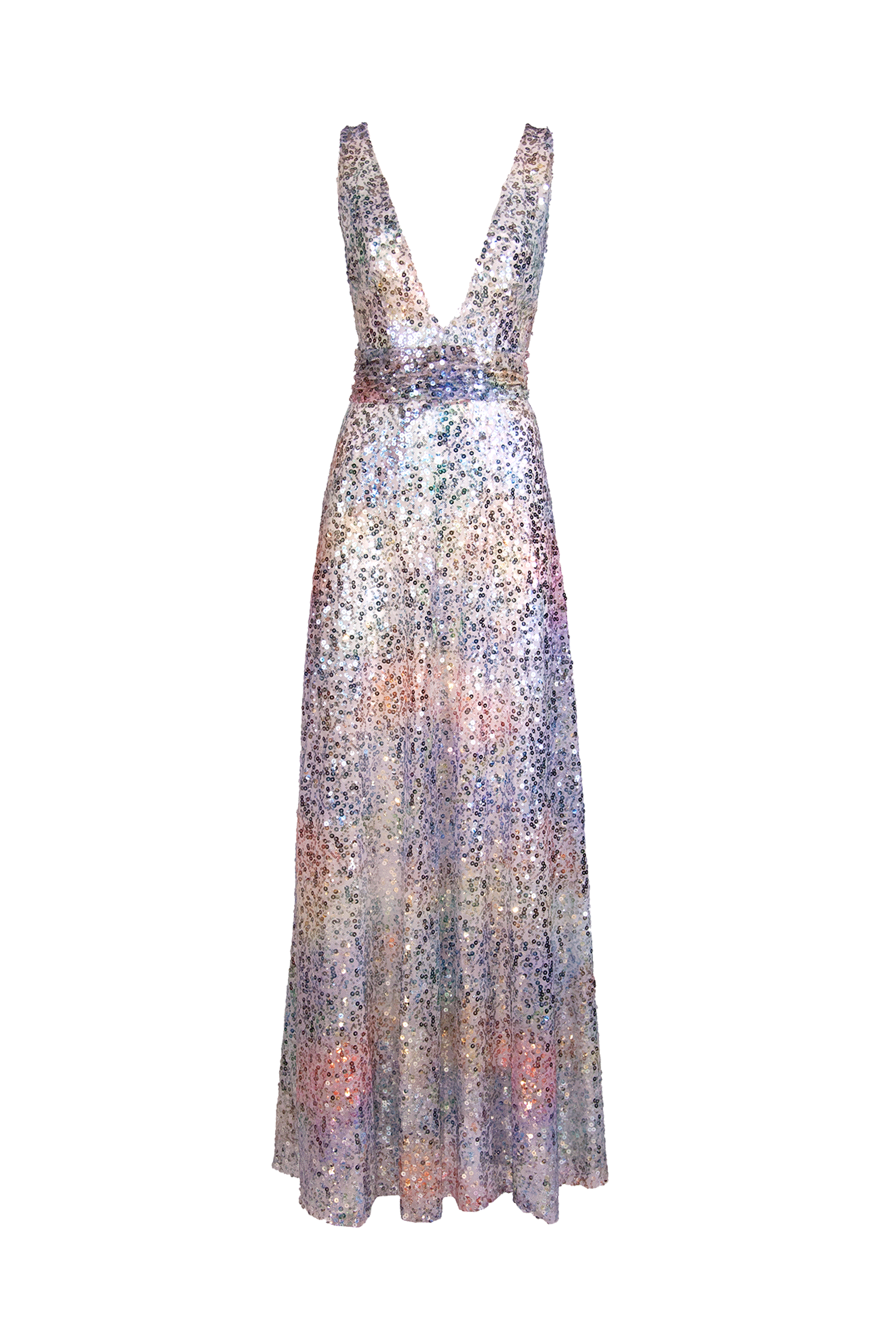 Abito degradé di Lucilla con paillettes