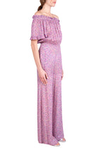 Tuta in georgette stampata floreale